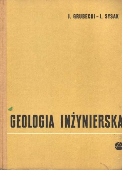 Grubecki, Sysak - Geologia inżynierska