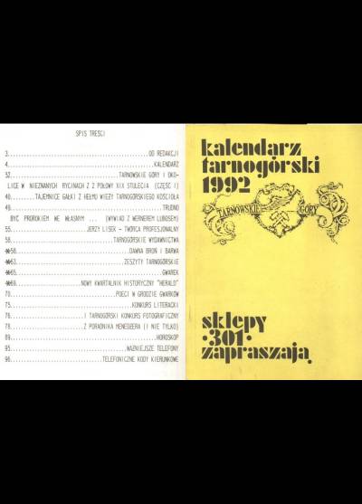 Kalendarz tarnogórski 1992