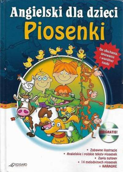 Angielski dla dzieci: piosenki (bez płyty CD)