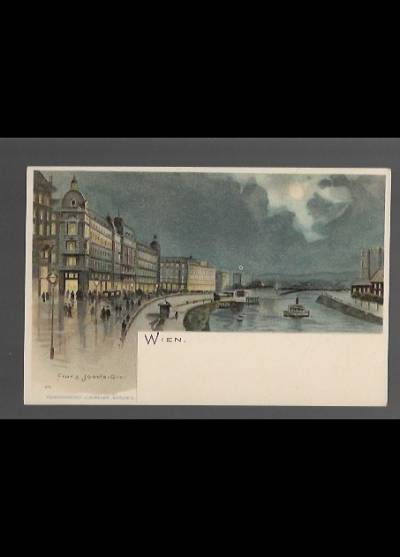 Wien. Franz Josefs-Quai (około 1913)