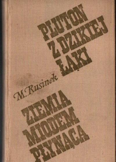 Michał Rusinek - Pluton z dzikiej łąki / Ziemia miodem płynąca