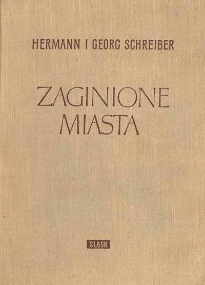 Hermann i Georg Schreiber - Zaginione miasta. Książka o chwale i upadku