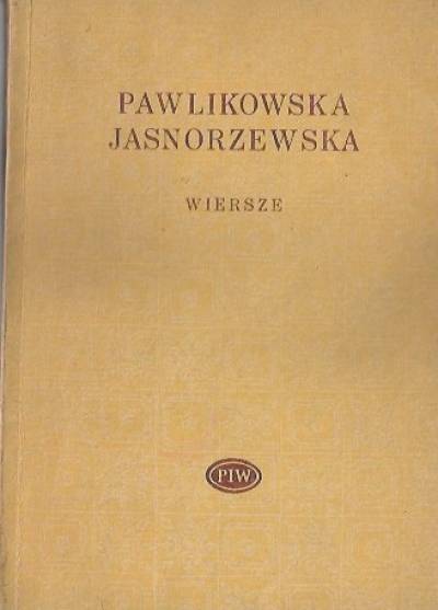 Maria Pawlikowska-Jasnorzewska - Wiersze