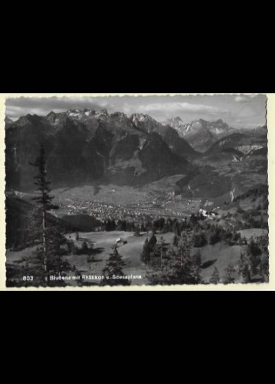 Bludenz mit Rhatikon u. Scesaplana (1962)