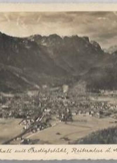 Bad Reichenhall mit Predigstuhl, Reiteralpe und Mullnerhorn (1942)